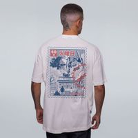 CAMISETA OVERSIZED OFF WHITE - NIPON ARRIVE