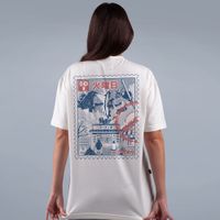 CAMISETA OVERSIZED OFF WHITE - NIPON ARRIVE