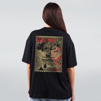 CAMISETA OVERSIZED PRETA - NIPON ARRIVE