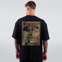 CAMISETA OVERSIZED PRETA - NIPON ARRIVE