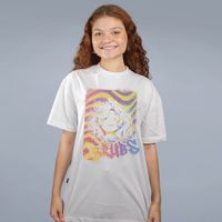 CAMISETA OVERSIZED OFF WHITE - GRAFITE
