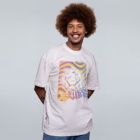 CAMISETA OVERSIZED OFF WHITE - GRAFITE