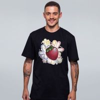 CAMISETA PRETA - MORANGUINHO