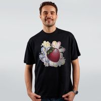 CAMISETA OVERSIZED PRETA - MORANGUINHO