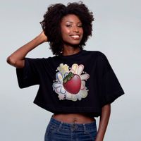 CROPPED OVERSIZED PRETO - MORANGUINHO
