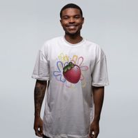 CAMISETA OVERSIZED OFF WHITE - MORANGUINHO