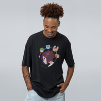 CAMISETA OVERSIZED PRETA - ADULT CB