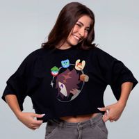 CROPPED OVERSIZED PRETO - ADULT CB