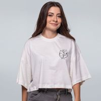 CROPPED OVERSIZED OFF WHITE - PASSADO E PRESENTE
