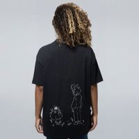 CAMISETA OVERSIZED PRETA - PASSADO E PRESENTE