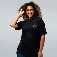 CAMISETA OVERSIZED PRETA - PASSADO E PRESENTE