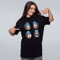 CAMISETA OVERSIZED PRETA - FACES DE UMA CB