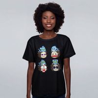 CAMISETA PRETA - FACES DE UMA CB