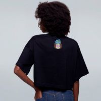 CROPPED OVERSIZED PRETO - DIGAM XIS