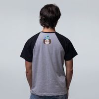 CAMISETA RAGLAN CINZA - DIGAM XIS