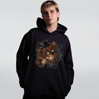 MOLETOM PRETO - O URSO QUEBRADO