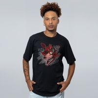 CAMISETA PRETA - A RAPOSA QUEBRADA