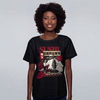 CAMISETA PRETA - SUSHI UNDERGROUND