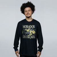 MANGA LONGA PRETA - MORADOR DE CALÇADA