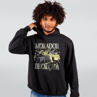 MOLETOM PRETO - MORADOR DE CALÇADA