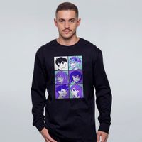 MANGA LONGA PRETA - MELHORES AMIGOS