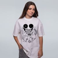 CAMISETA OVERSIZED OFF WHITE - CONEXÃO