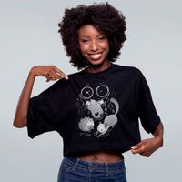 CROPPED OVERSIZED PRETO - CONEXÃO