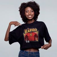 CROPPED OVERSIZED PRETO - RÁPIDO