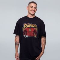CAMISETA OVERSIZED PRETA - RÁPIDO