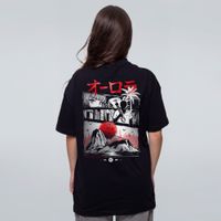 CAMISETA OVERSIZED PRETA - ORORA