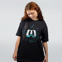 CAMISETA OVERSIZED PRETA - MURART