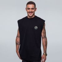 REGATA OVERSIZED PRETA - SINUCA DOS PEIXES