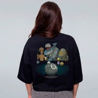 CROPPED OVERSIZED PRETO - SINUCA DOS PEIXES