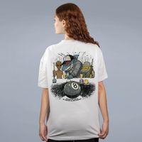 CAMISETA OVERSIZED OFF WHITE - SINUCA DOS PEIXES