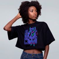 CROPPED OVERSIZED PRETO - UND001