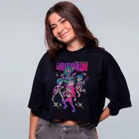 CROPPED OVERSIZED PRETO - MISATO