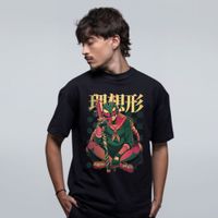 CAMISETA OVERSIZED PRETA - KAMENGIRL
