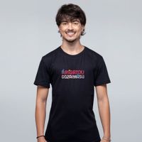 CAMISETA PRETA - ARIGATOU