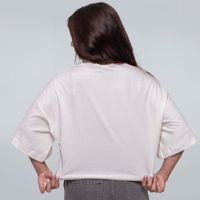 CROPPED OVERSIZED OFF WHITE - ARIGATOU