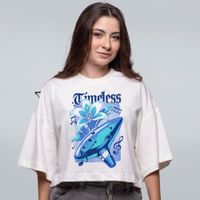 CROPPED OVERSIZED OFF WHITE - TIMELESS