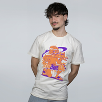 CAMISETA OFF WHITE - MEOWCHINE GUN