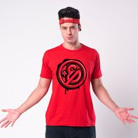 CAMISETA VERMELHA - ENALDINHO LOGO AS ART