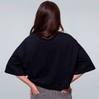 CROPPED OVERSIZED PRETO - ENALDINHO