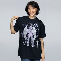 CAMISETA OVERSIZED PRETA - CYBERANGEL