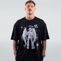 CAMISETA OVERSIZED PRETA - CYBERANGEL