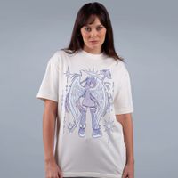 CAMISETA OVERSIZED OFF WHITE - CYBERANGEL