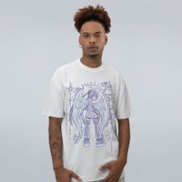 CAMISETA OVERSIZED OFF WHITE - CYBERANGEL