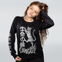 MANGA LONGA PRETA - LOVE CATS