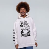 MOLETOM OFF WHITE - LOVE CATS