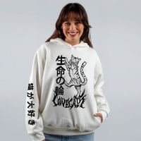 MOLETOM OFF WHITE - LOVE CATS